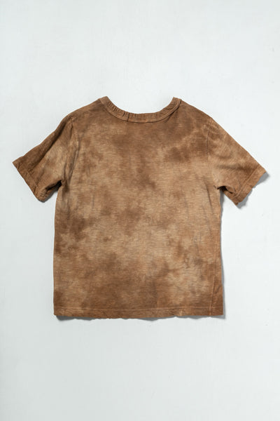 MARU NECK T EARTH DYE