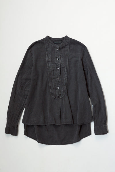 Heart Blouse Bicoal / Bamboo Charcoal Dye