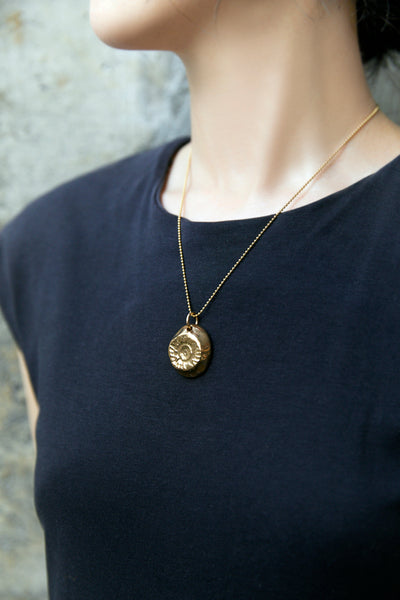 SONIA BOYAJIAN _ Coin Pendant Necklace