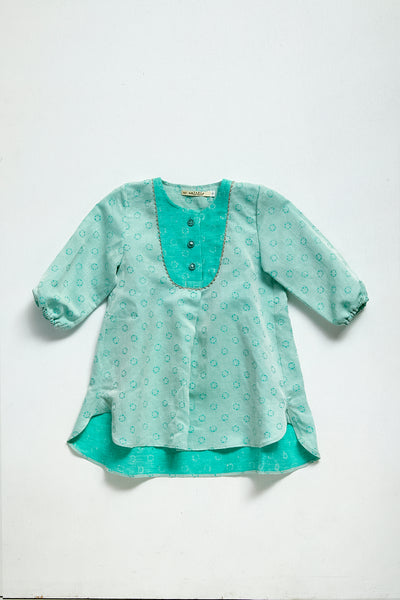 <tc>Heart Blouse Long Kids - Asanoha JQ</tc>