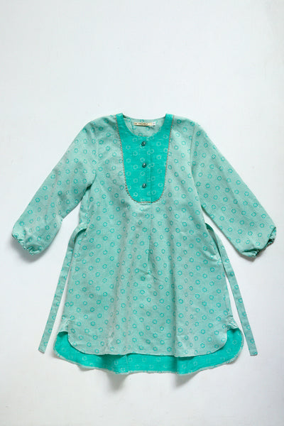 <tc>Heart Blouse Long Kids - Asanoha JQ</tc>