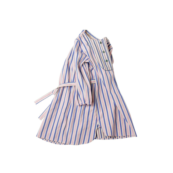 <transcy>Heart Blouse Long Kids - Stripe</transcy>