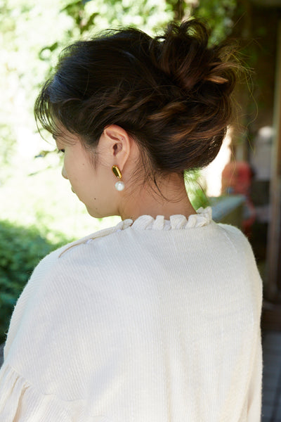 SONIA BOYAJIAN _ Cynthia Pearl Drop Earrings