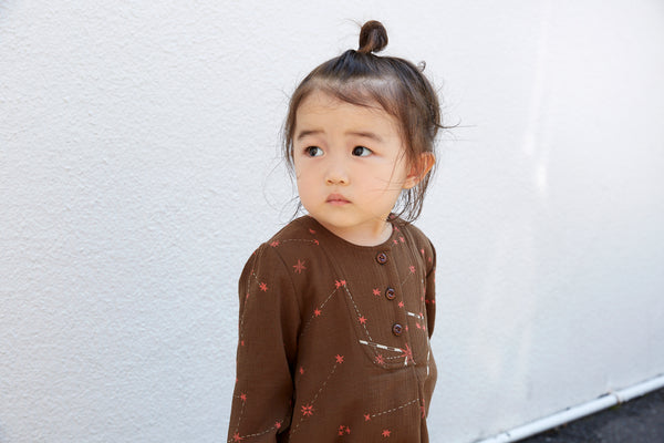 <transcy>Heart Blouse Long Baby - Summer Triangle</transcy>