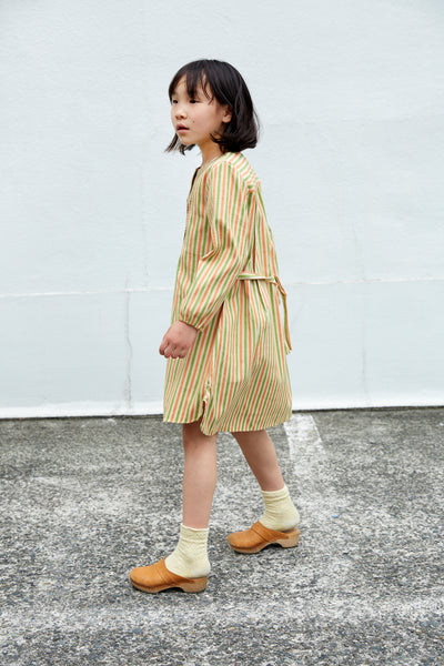 <transcy>Heart Blouse Long Kids - Stripe</transcy>