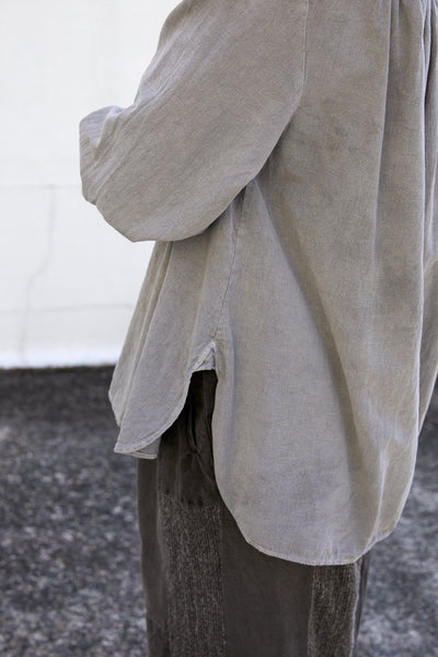 Heart Blouse Bicoal / Bamboo Charcoal Dye