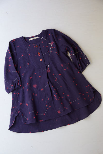 <transcy>Heart Blouse Long Baby - Summer Triangle</transcy>