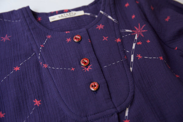 <transcy>Heart Blouse Long Baby - Summer Triangle</transcy>
