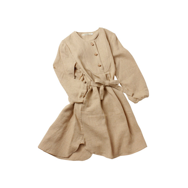 <transcy>Heart Blouse Long Baby -Sally Fox Cotton</transcy>