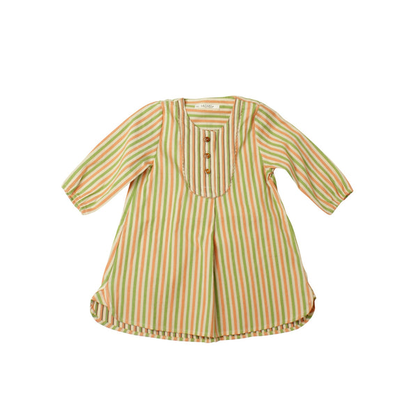 <transcy>Heart Blouse Long Kids - Stripe</transcy>