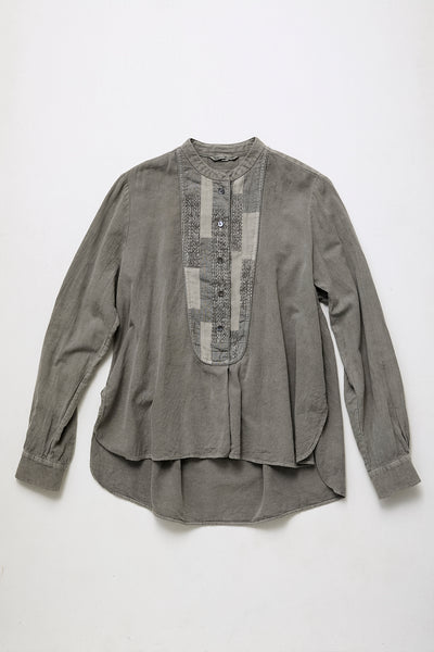 Heart Blouse Bicoal / Bamboo Charcoal Dye