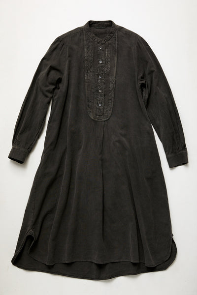 Heart Blouse Long Bicoal / Bamboo Charcoal Dye