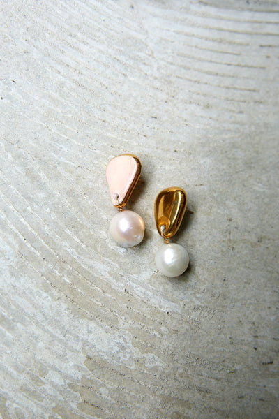 SONIA BOYAJIAN _ Cynthia Pearl Drop Earrings