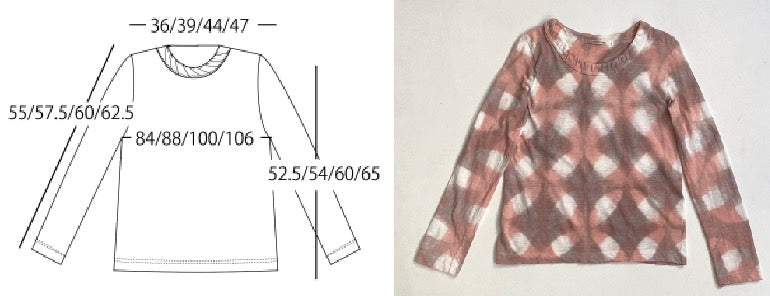 MARU NECK LONG T_SHIPPO