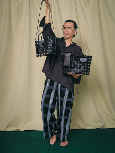 CLOVER POCKET PANTS - HANDPRINT