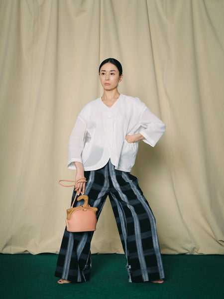 CLOVER POCKET PANTS - HANDPRINT