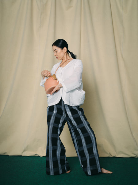 CLOVER POCKET PANTS - HANDPRINT