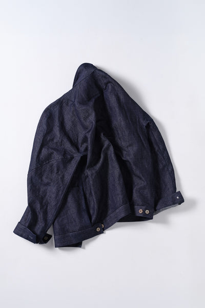 STERLIZATION POCKET JACKET - LINEN DENIM