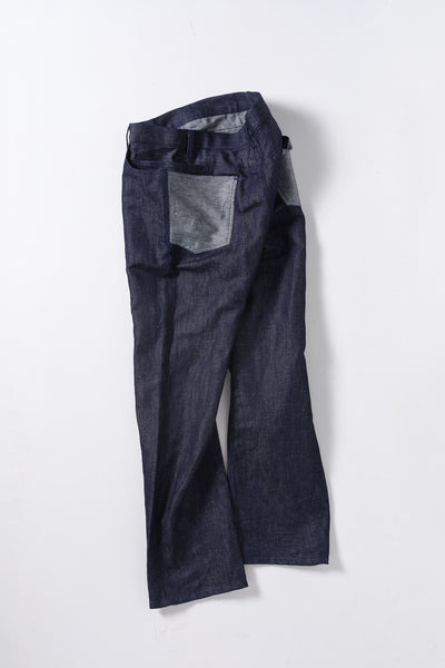 REMAKE PANTS - LINEN DENIM