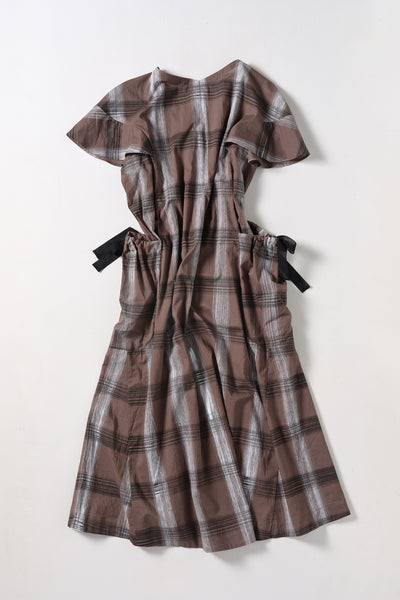 HEART CAPE DRESS - HAND PRINT