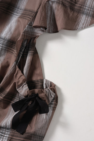 HEART CAPE DRESS - HAND PRINT