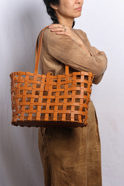 Basket Bag Plus_L Cow