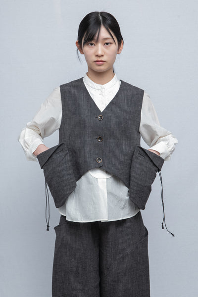 FUKIYA BENGALA VEST_HEMP