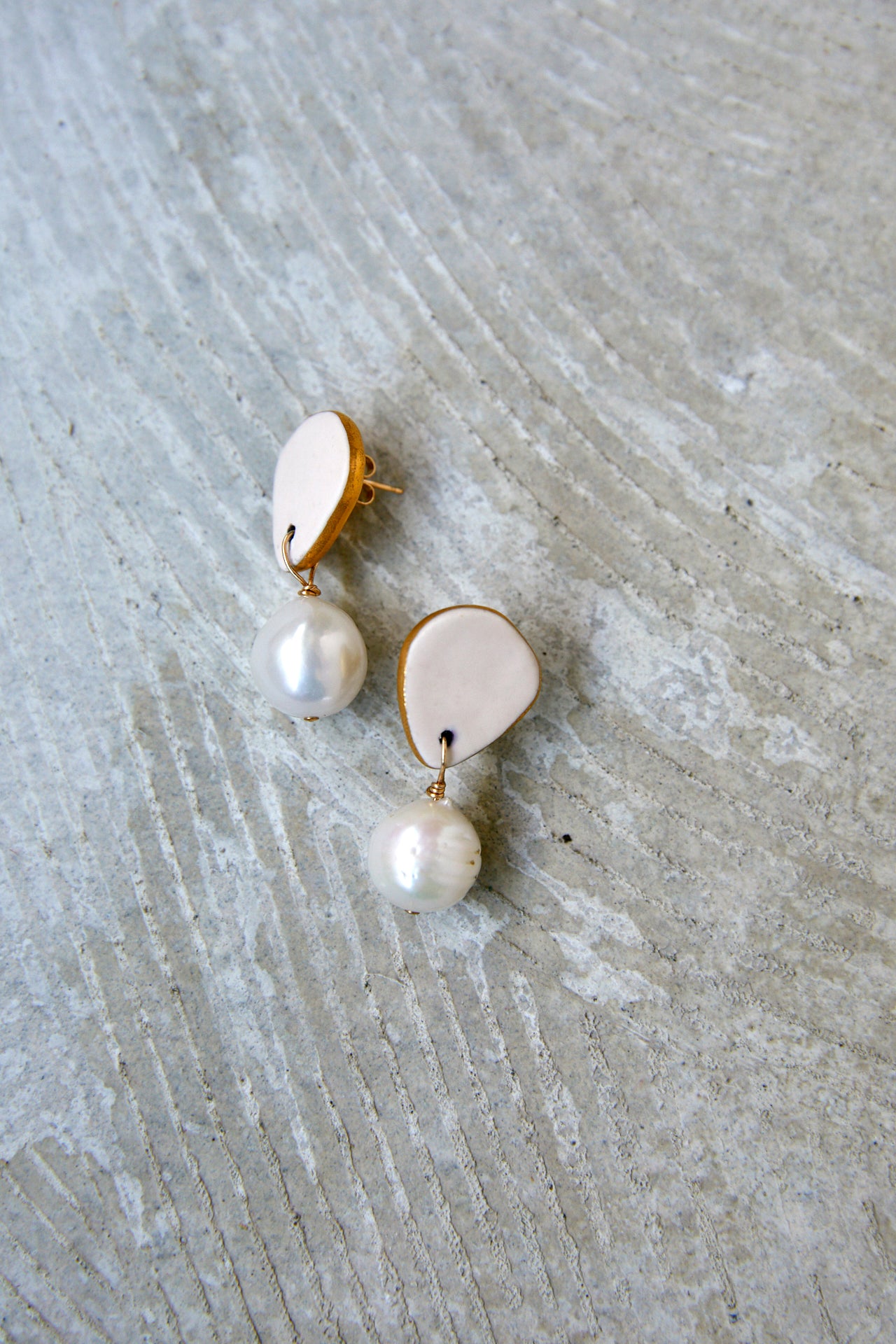 SONIA BOYAJIAN _ Cynthia Pearl Drop Earrings