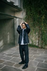 REMAKE PANTS - LINEN DENIM