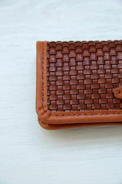 <transcy>Weave Long Wallet</transcy>